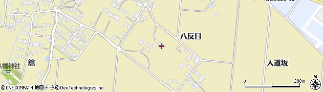 宮城県登米市中田町石森八反目周辺の地図