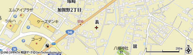宮城県登米市中田町石森表周辺の地図