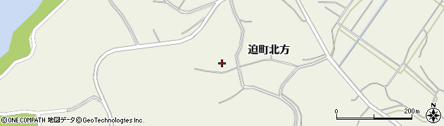 宮城県登米市迫町北方来田周辺の地図