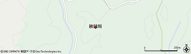 宮城県本吉郡南三陸町志津川秋目川周辺の地図