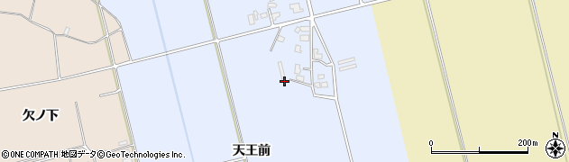 山形県鶴岡市民田（五百刈）周辺の地図