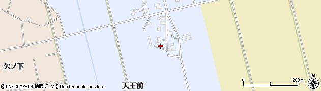 山形県鶴岡市民田天王前10周辺の地図