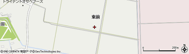 宮城県登米市中田町宝江黒沼（東前）周辺の地図