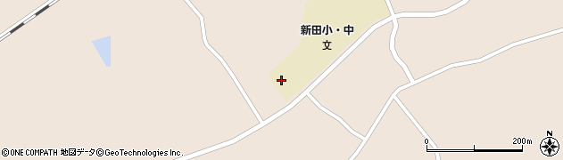 登米市立新田中学校周辺の地図