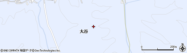 山形県鶴岡市大広山越周辺の地図