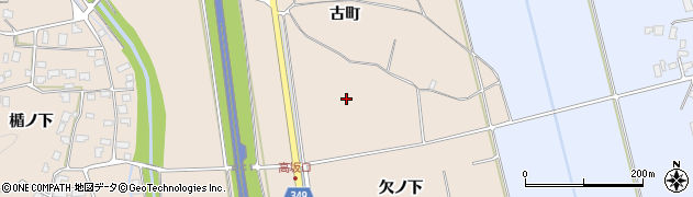 山形県鶴岡市高坂（古町）周辺の地図