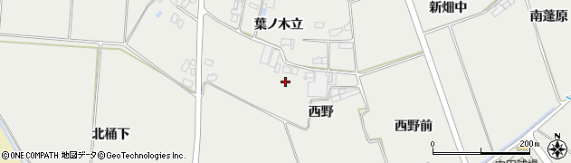 宮城県登米市中田町宝江黒沼西野周辺の地図