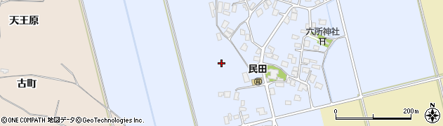 山形県鶴岡市民田十二前周辺の地図