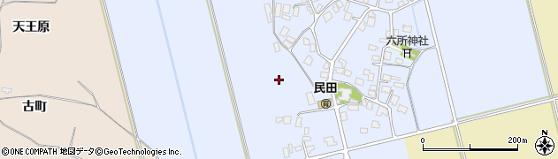 山形県鶴岡市民田（十二前）周辺の地図