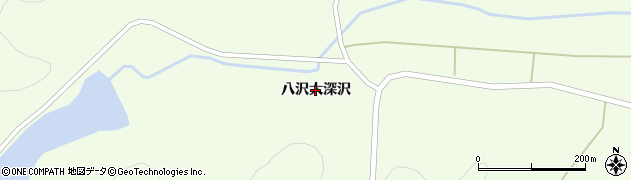宮城県栗原市築館（八沢大深沢）周辺の地図