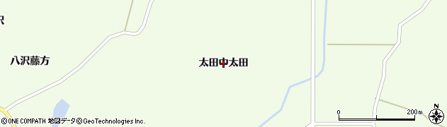 宮城県栗原市築館（太田中太田）周辺の地図
