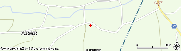 宮城県栗原市築館（八沢新漆沢）周辺の地図