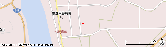 宮城県登米市東和町米谷日面7周辺の地図