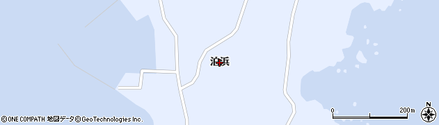 宮城県南三陸町（本吉郡）歌津（泊浜）周辺の地図