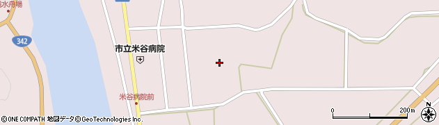 宮城県登米市東和町米谷日面19周辺の地図