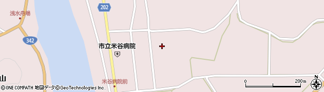 宮城県登米市東和町米谷日面22周辺の地図