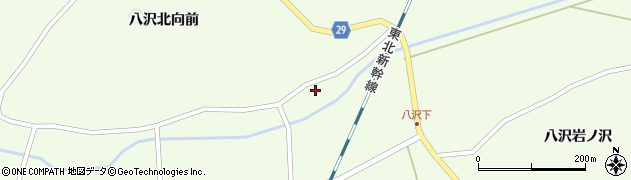 宮城県栗原市築館八沢桜沢34周辺の地図