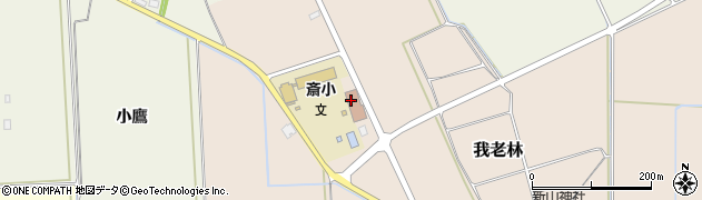 鶴岡市役所　斎コミュニティ防災センター周辺の地図