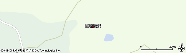 宮城県栗原市築館（照越後沢）周辺の地図