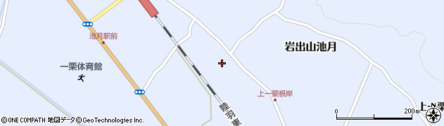 宮城県大崎市岩出山池月上一栗羽黒前周辺の地図