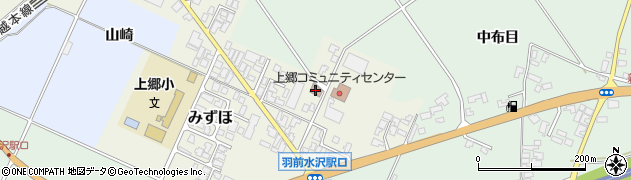 羽前水沢郵便局周辺の地図