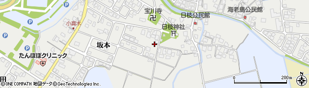 山形県鶴岡市日枝48周辺の地図