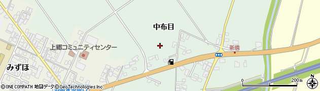 山形県鶴岡市水沢（中布目）周辺の地図