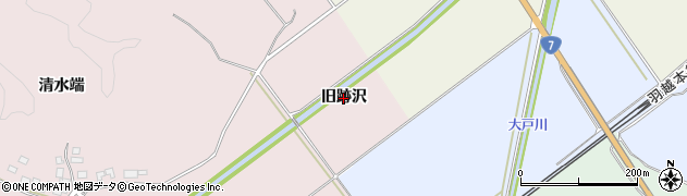 山形県鶴岡市中沢（旧跡沢）周辺の地図