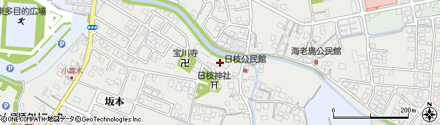 山形県鶴岡市日枝周辺の地図