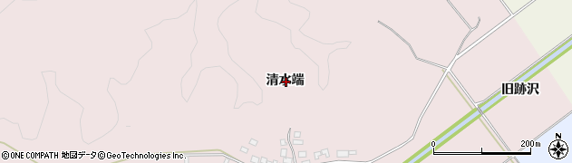 山形県鶴岡市中沢清水端周辺の地図