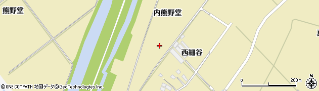宮城県登米市中田町石森（内熊野堂）周辺の地図