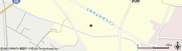 宮城県登米市中田町上沼（新沢田）周辺の地図