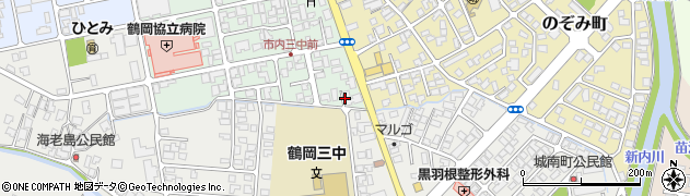 富士鉱油株式会社　鶴岡支店ドクタードライブ文園町店周辺の地図