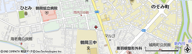 富士鉱油株式会社　鶴岡支店ドクタードライブ文園町店周辺の地図