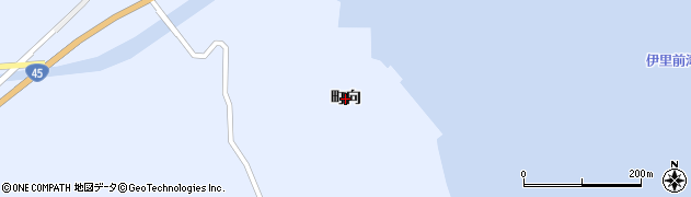 宮城県南三陸町（本吉郡）歌津（町向）周辺の地図