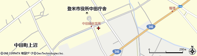 宮城県登米市中田町上沼西桜場23周辺の地図