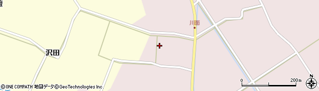 宮城県登米市中田町浅水東川面76周辺の地図