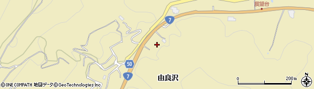 山形県鶴岡市由良由良沢周辺の地図