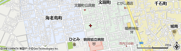 山形県鶴岡市文園町12周辺の地図