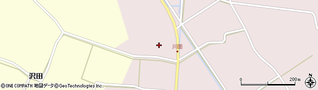 宮城県登米市中田町浅水東川面59周辺の地図