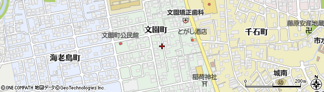 山形県鶴岡市文園町周辺の地図