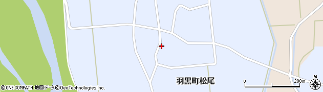 山形県鶴岡市羽黒町松尾（前田元）周辺の地図
