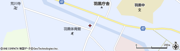 環境省羽黒自然保護官事務所周辺の地図