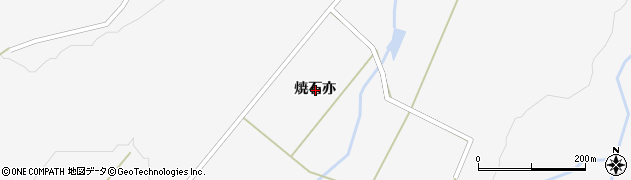 宮城県大崎市鳴子温泉焼石亦周辺の地図