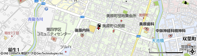 株式会社鶴岡東石油　美原町ＳＳ周辺の地図