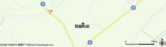 宮城県栗原市築館（照越町田）周辺の地図