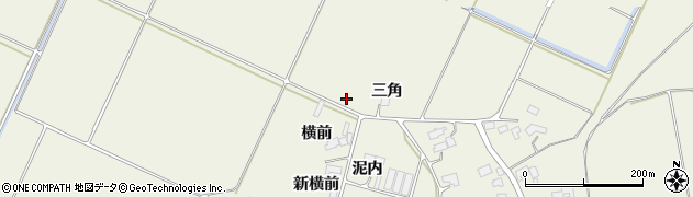 宮城県登米市迫町北方周辺の地図