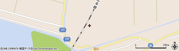 宮城県登米市迫町新田坂戸周辺の地図