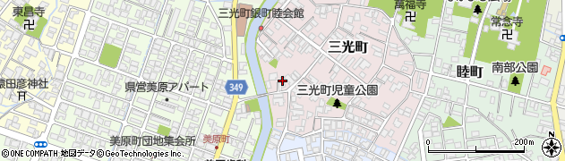 菅原理容所周辺の地図