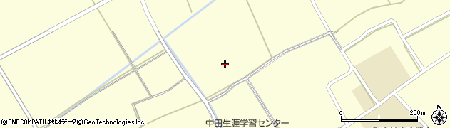 宮城県登米市中田町上沼舘浦周辺の地図